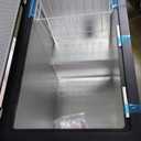 FRIGIDAIRE Chest Deep Freezer, 7 Cu. Ft, Black Adjustable Thermostat-Removable Vinyl Coated Wire Basket-Easy Defrost Drain, Eye-Catching Stainless Steel Top Door- Garage Ready