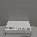 DREAM PAIRS Womens Low-Chunk Low Heel Pump Sandal (7 Wide, Silver/Glitter)