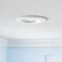 12 Pack 5/6 Inch LED Can Lights with Night Light, Metal 5CCT Retrofit Recessed Lighting Selectable 2700K-6000K Dimmable, 12W=75W, 1200LM Downlight with Metal Smooth Trim - ETL and Energy Star