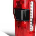 Tail lights Fit for 2023-2025 Ford F250 F350 Super Duty | w/Blind Spot Halogen Rear Light Taillight Rear Brake Lamp Signal PC3Z13405B FO2800294(W/Blind Spot, Left Driver Side)