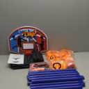 JOYIN Arcade Basketball Game Set with 4 Balls and Hoop for Kids 3 to 12 Years Old Indoor Outdoor Sport Play - Easy Set Up - Air Pump Included - Ideal for Competition