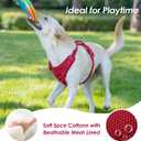 No Pull Dog Harness, Puppy Vest with Front Clip for Large Sized Dog(Burgundy Red, L)