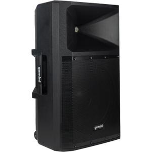 Gemini 15 Inch Powered PA Speaker - 2200W Bluetooth PA Speaker with Mixer, XLR Inputs, Active DJ Speakers for Parties Events (GSP-2200)