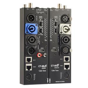 MFL. Detachable Advanced Cable Tester Line Audio Spilt Apart Cable Checker and Finder 10-Way Switch Wire Tracker with LED Indicators, Separate Working Mode, Rectangular