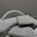 Momcozy CozyPro Nursing Pillow - All Around Lumbar & Arm Support - Safety Guard, Firm & Springy Memory Foam-Stable, Ergonomic Support, Easier Breastfeeding, Wider Cushion, Adjustable, Removable Cover