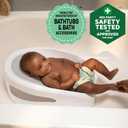 Ingenuity Easy Rinse Bather Baby Bath Seat, Non-Slip Soft Support, 0-6 Months, Up to 20 lbs