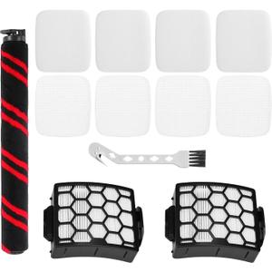 HEPA Filter Brush Roller Accessories Compatible with Shark UV900 Performance Lift-Away Duo Clean PowerFins Upright Vacuum Cleaner Replacement Parts XHF320 XFFK602UKT 1539FC3000