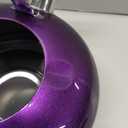2.7 Quart (3 L) Tea Kettle, Food Grade Stainless Steel Teakettle is Best for Boiling Water, Brewing Tea, and Making Coffee (Purple)