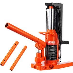 VEVOR Hydraulic Jack, 2.5 Ton Toe Lift, 5 Ton Top Lift, 0.8-5.3 in Toe Height, 8.9-13.4 in Top Height, Air Hydraulic Claw Jack for Machinery, Industry