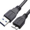 ITD ITANDA USB 3.0 Micro Cable, 3.3FT, Heavy Duty High Speed Hard Drive Cable, USB 3.0 A to Micro B Compatible with Seagate, WD, Toshiba, Westgate, Samsung Galaxy S5, Note 3, Note Pro 12.2