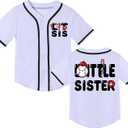 Big Brother Little Brother Matching T-Shirt Toddler Baseball Jersey Promoted to Big Bro Tee Baby Boy Clothes, 8
