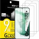 NEW'C 3 Pack Designed for Samsung Galaxy S22+ / S22 Plus, Screen Protector Tempered Glass, Case Friendly Scratch Resistant,Bubble-Free, Ultra Resistant