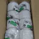 PLASTICPRO 800 PCS White Plastic Bowls 5 oz Premium Quality Light Weight Dishes Disposable Small Plastic Bowls for Dessert Appetizers Soups for Parties Weddings (5 Ounce Bowls)