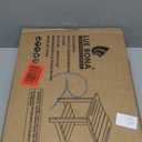 LUE BONA HDPS Shower Benches for Inside Shower, Gray Shower Stool for Shaving Legs with Shelf, Waterproof Shower Chair Seat for Spa Bathroom, Weather Resistant/Non-Slip/Handles/Indoor or Outdoor Use (Light Gray-oil Printed)