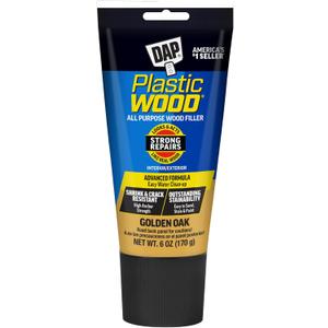 DAP 582 Series 00582 6oz Gold Latex Plastic Wood, 6 OZ, Golden Oak