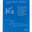 Lock  Sheet Holders 6Pcs