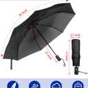 Wesiti 10 Pack Rain Umbrellas Bulk Automatic Open Close Collapsible Umbrella for Men Women