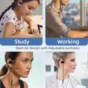 USB Type C Headphone Open Ear Adjustable Over Ear Hook Headset School Kid Corded Earphone Laptop Wired Earbuds for iPhone 17 Pro Max 16 16e 15/Samsung A17 S25 S24 Flip/Android for iPad A16/Pixel 10 9a