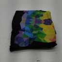 Geometric Bear LGBT Rainbow Flag Gay Pride Men Women Tank Top (Small, Black)