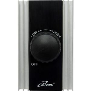 iLIVING ILG8SFSC Solid State Variable Adjustable Precision Fan Speed Controller 120V 8A , Black