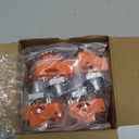 10 Pcs Fire Sprinkler Head - Copper Chrome, 1/2 NPT 155(68C) Pendent Type Spray, K80 Fast Response Automatic Fire Sprinkler System for Residential, Factory, Mall, Warehouse Building