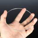 1/12" Thickness Clear Acrylic Discs, PMMA Blank Clear Acrylic Round Circle, Plexiglass Laser Cut Round Circle 25PCS (Dia 4.0")