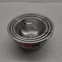 Good Cook 5 qt. Stainless Steel Silver Mixing Bowl Set 3 pc
