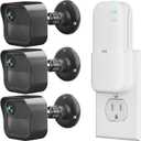 All-New Outdoor Camera Surveillance Mount for Blink, 3 Pack Weatherproof Protective Housing and 360 Degree Adjustable Mount for Blink Outdoor 4th & 3rd Gen Cam