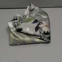 Horaldaily Spring Tablecloth 7070 Inch Round,Shabby Chic Style Muted Grayish-Green Daisy Leaves Washable Seasonal Table Cover for Party Picnic Dinner Decor