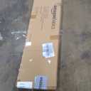 Amazon Basics Full-Size Ironing Board - 4-Leg Fold-Up, Chevron Removable Cover, 60"L x 14"W x 38"H