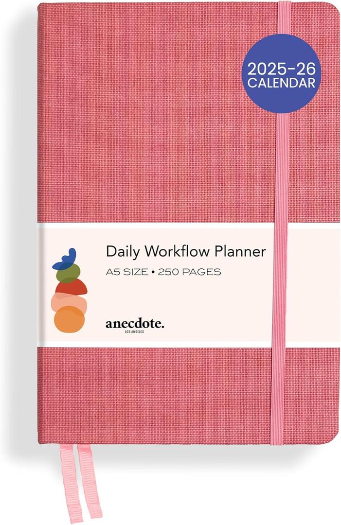 Anecdote 2025-2026 Planner: A Monthly, Weekly & Daily Planner 2025-2026 for Planning Your Success - A5 Size Hardcover Start Anytime and Achieve your Goals - Blossom (A5 (5.8'' x 8.3''))