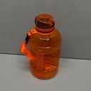 SQUATZ 78 Oz Poseidon Series Sports Water Bottle - Premium Quality Big Volume Wide Mouth protein Shake Gym Flask, Fixed Buckle Carrying Strap, Leak Resistance, Zero Condensation Sleeve (Orange)