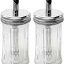 1 Stop & Go 12 oz Sugar Pourer with Precision Spout and Durable Metal Lid  Perfect for Sugar, Salt, Spices, and Powdered Ingredients  Easy-Pour Design for Kitchen, Dining, and Baking- Set of 4