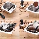 Coffee Knock Box Stainless Steel, Espresso Knock Box Stainless Steel, Knock Box for Espresso Coffee Grounds, Knock Box Small