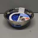 Outward Hound Stainless Steel Slow Feeder Bowl, Plastic Puzzle Maze for Fast Eaters, Small to Medium Dogs, Helps Prevent Bloat & Aid Digestion, Holds 2 Cups Wet or Dry Food, Non-Slip, Made Without BPA