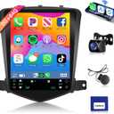 2G+64G Android 13 Car Stereo Radio for Chevrolet Cruze J300 2009-2014 Carplay Android Auto, Rimoody 9.7 inch Touch Screen for Chevy Cruze GPS Navigation WiFi Mirror Link BT FM/RDS EQ SWC Camera