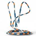 Sportbit Elite Beaded Jump Rope – Adjustable for Kids & Adults, Durable Fitness Skipping Rope for Cardio, Gym, Home & Outdoor Workouts