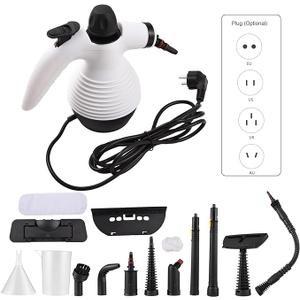Steam Cleaner, Steam Cleaner Handheld Handheld Steam Cleaner with 15 Pcs Accessories 1000W for Home to Dirt, Grout, Tile, Grease and More (US Plug) Steam Cleaner, Steam Cleaner Handheld Handheld Steam Cleaner with 15 Pcs Accessories 1000W for Home to Dirt, Grout, Tile, Grease and More (US Plug)