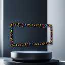 Mermaid License Plate Frame Colored Mermaid Fish License Plate Holder for Car Decorative Stainless Steel Ocean Fish License Plate Animal Auto Parts for Women with Screws 12.2"x 6.2"