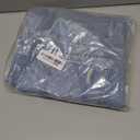 Allimy Women's High Waisted Straight Ankle Wide Leg Ripped Jeans Frayed Hem Stretchy Capri Denim Pants (4, Blue-dark)