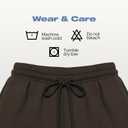 Common Stitch 3 Pack Fleece Cargo Joggers for Women 4 Pockets, Cuffed Ankle, Elastic Drawstring Waist (Brown, L)
