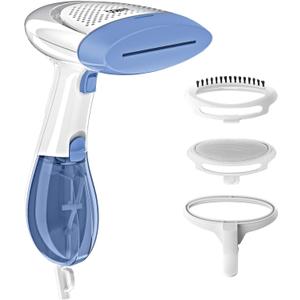 Conair Handheld Garment Steamer for Clothes, ExtremeSteam 1200W, Portable Handheld Design,White/Blue