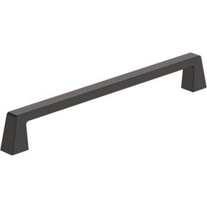 Amerock BP55282BBR | Black Bronze Cabinet Pull | 8 in (203 mm) Center-to-Center Cabinet Handle | Blackrock | Drawer Pull | Kitchen Cabinet Handle | Furniture Hardware