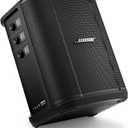 Bose S1 Pro+ All-in-One PA Speaker - Powered, Wireless PA System, Multiple Positioning Options, Ergonomic Carry Handle, Up to 11 Hours of Playtime, Black