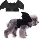 Rypet Dog Halloween Costume, Halloween Bat Wings Pet Costumes for Dogs Cats Halloween Party Large