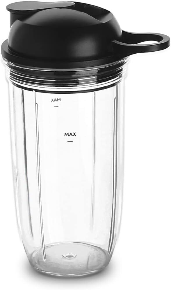 Replacement Parts cup with To-Go Lid Compatible with NutriBullet Blender Combo NutriBullet Pro 1000 and NutriBullet Select 2.0 (24oz)