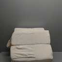 ENITYA 19" Back Pillow for Bed Sitting up, Big Pockets and Washable Removable Cover, Reading Chair for Watching TV/Reading/Gaming/Resting in Bed, Couch or Floor, Medium(Ivory)