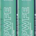 GE RPWFE2PK RPWFE Refrigerator Water Filter Certified to Reduce Lead, Sulfur, and 50+ Other Impurities, Replace Every 6 Months for Best Results, Pack of 2, 2 Count (Pack of 1), White