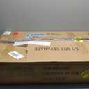 47.2" Ottoman with Storage, Storage Ottoman Bench with Safety Hinge,Tufted End of Bed Bench, Upholstered Entryway Bench for Bedroom, Living Room & Window (Ivory-Upgraded Version)