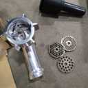 Chard FG1000B, #12 Heavy Duty Electric Food Grinder, Stainless Steel, Multicolor Black, 500 watts